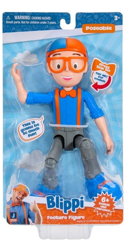 Blippi Figura Articulada Con Sonidos 25cm