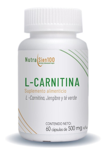 L-carnitina, Jengibre, Té Verde, Termogénico Nutrasien 60cap