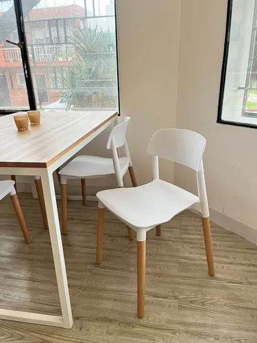 Silla De Comedor Belloch Eames X 1 Tu Idea - Varios Colores Blanco Blanco
