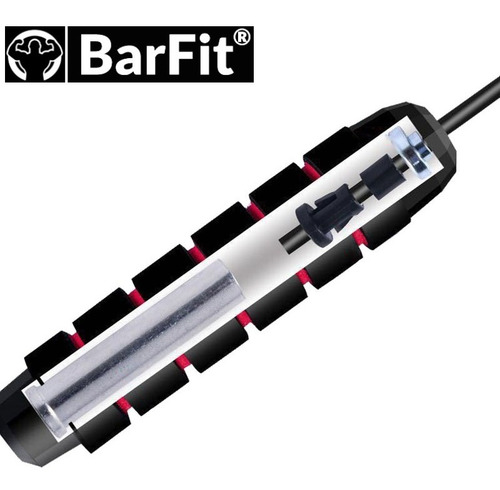 Imagen 6 de 10 de Cuerda De Saltar Profesional Regulable Marca Barfit