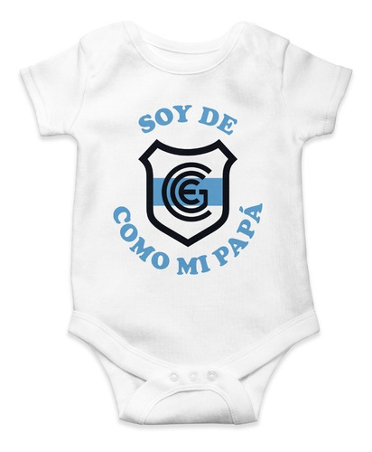 Body Para Bebé Gimnasia De Jujuy Como Mi Papá Algodón Blanco