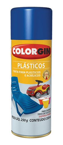 Tinta Spray Colorgin Para Plásticos - Cores