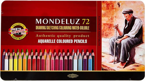 72 Lapices De Colores Acuarelables Koh-i-noor Mondeluz