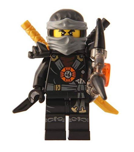 Lego Ninjago: Minifigure - Cole Deepstone Minifig Con Armadu
