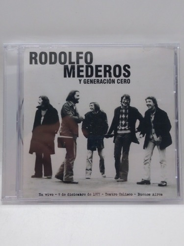 Rodolfo Mederos Y Generación Cero En Vivo 1977 Coliseo Cd 