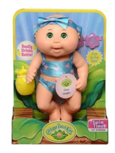 Cabagge Patch Kids Muñeco Bebe Baño Leighton Adalyn 98947