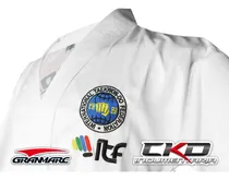 Comprar Dobok Bordado Taekwondo Ribete Dan Itf Granmarc Ofi Uniforme 4to Dan Logo Nuevo Talle 7 4to Dan Logo Nuevo