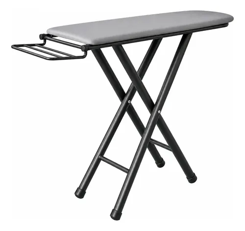 Tabua De Passar Roupa Resistente Tecido Térmico 3 Alturas Preto