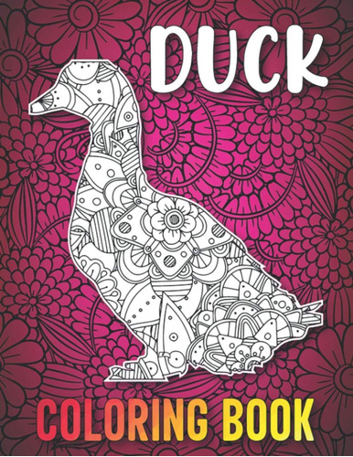 Libro: Duck Coloring Book: 40 Intricate Duck Coloring Pages 