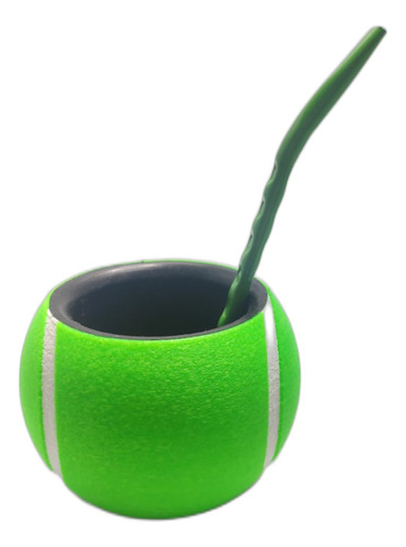 Mate Pelota De Tenis Tenista Impreso En 3d