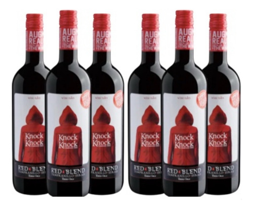 Vinho Espanhol Knock Knock Red Blend / Cx 6 Un.