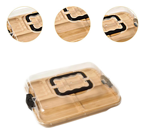 Tabla De Embutidos De Bambú, Mantequillera, Tabla De Quesos