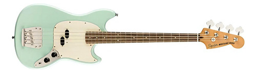 Bajo Mustang Squier Classic Vibe De Los Años 50, Surf Green, Laurel Diapasón