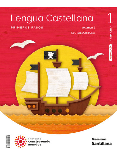 Lengua Primeros Pasos Pauta 1 Primaria Construyendo Mundo: Primeros Pasos, De Aa.vv., Vol. 1. Editorial Grazalema, Tapa Blanda En Castellano