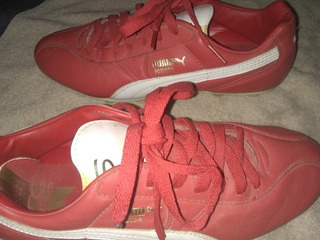 botines puma borussia rojos