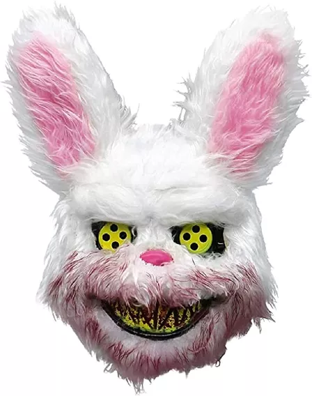 Artículos de fiesta Máscaras Disfraz de Disfraz JYCRA Máscara de Conejo  Carnaval para Disfraz de Halloween máscara de Conejo con Orejas Bola de  Pascua Disfraces máscara de máscara Negra para Conejo 