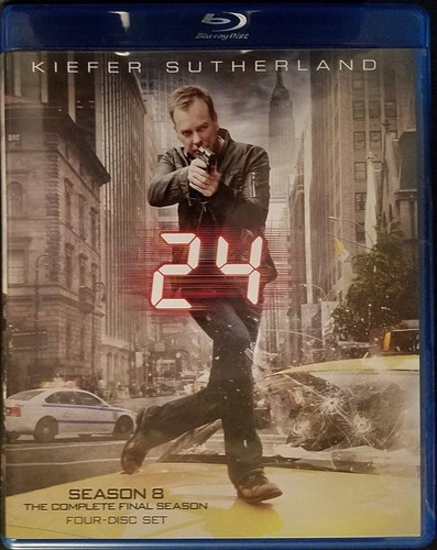 Serie 24 Blu Ray, Temporada 8 Completa, Nuevo