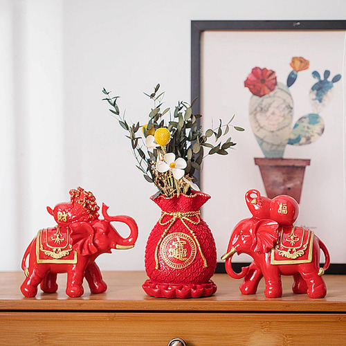 2 Uds Estatua De Regalos Resina Creativa Moderna Para