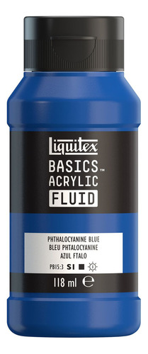 Tinta Acrílica Liquitex Fluid 118ml Phthalocyanine Blue