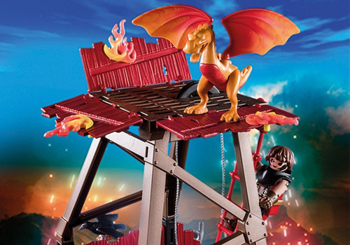 Playmobil 70390 Novelmore Mina De Lava Bandidos De Burnham