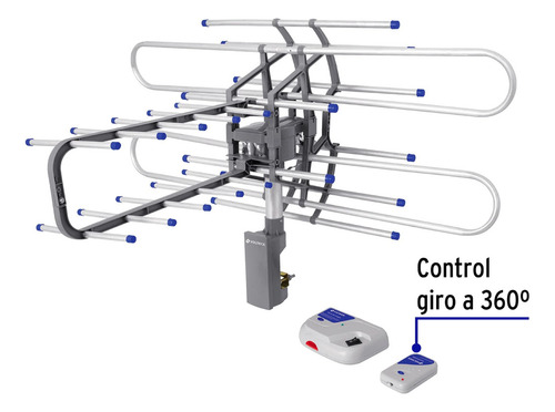 Antena Aérea Para Tv, Giratoria 360 Grados A Control 48115