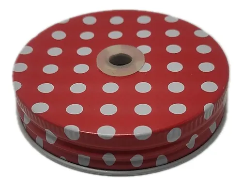 comprar Tapa Con Orificio Para Popote Para Tarro Mason Jar (120 Pzs)