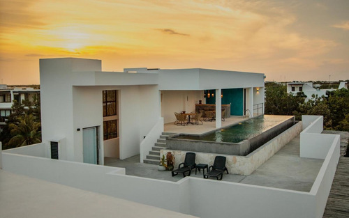 Estudio En Venta Con Terraza Y Alberca En La Veleta Tulum