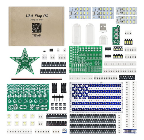 Kit De Práctica De Soldadura Yidab, Kits De Bricolaje 5 En 1