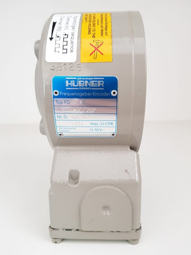 Encoder Incremental 1024 Pulsos Hubner Fg4k 1024-90/2 12-30v