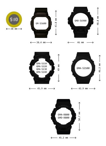 Imagen 4 de 5 de Reloj Casio G-shock Women Gm-s5600ske
