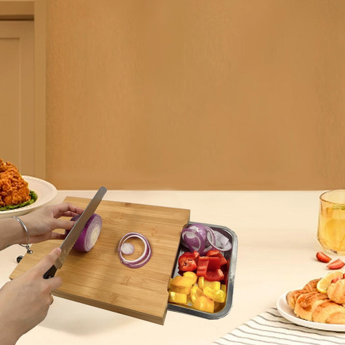 Tabla De Cortar Con Bandeja De Recogida Tabla De Cortar