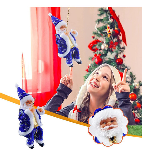 ( Papá Noel Escalador, Juguete Eléctrico De Papá Noel,