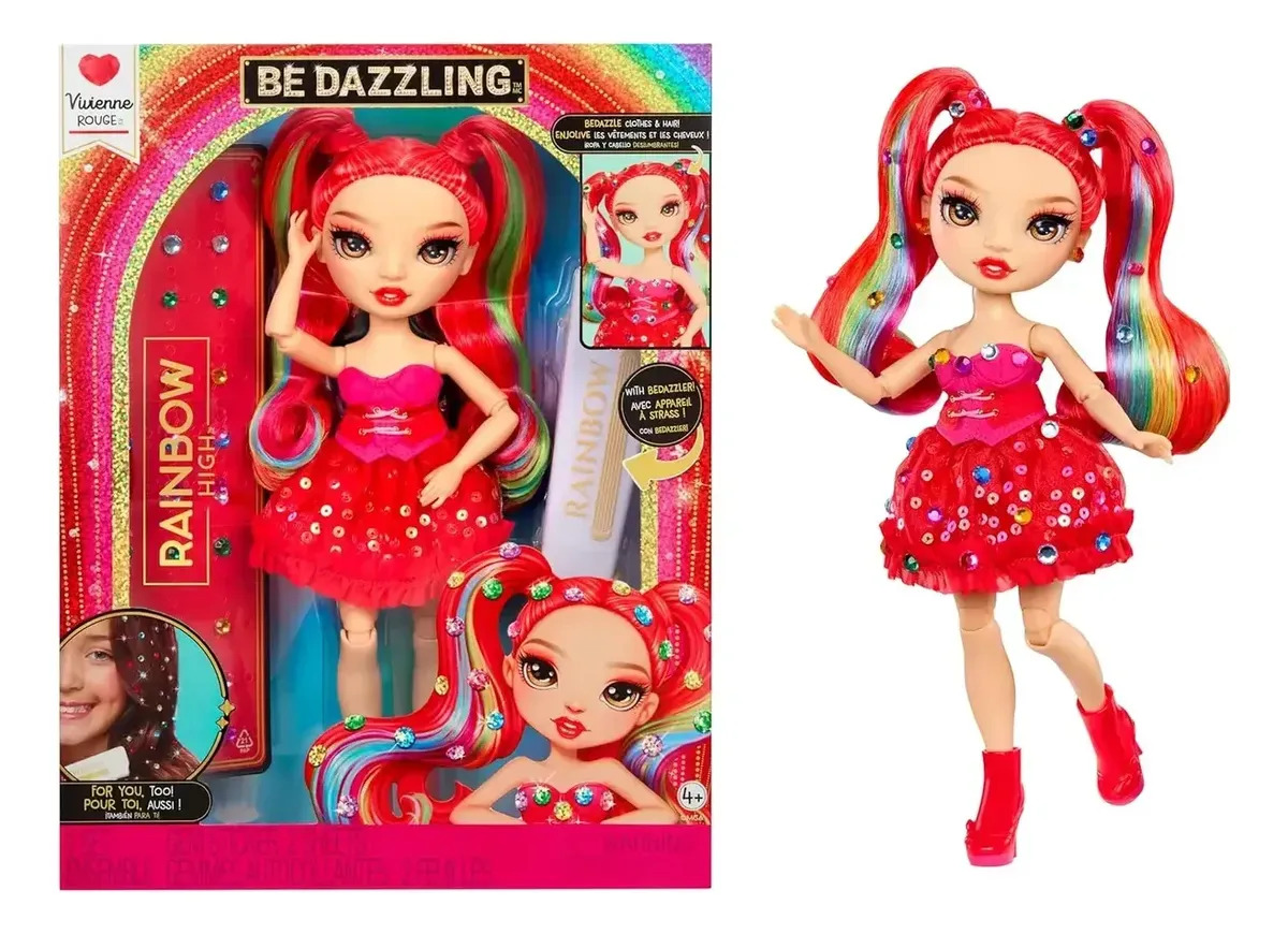 Muñeca Rainbow High Be Dazzling Gemas Brillantes Vivienne