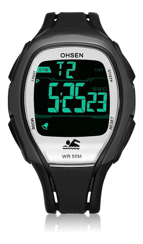 Relógio Masculino Ohsen Digital 1802 - Cinza E Preto