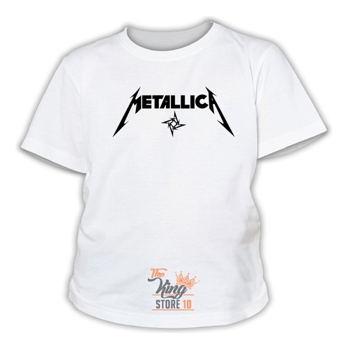 Polera De Niño, Metallica, Banda Metal, Thrash Metal, Rock