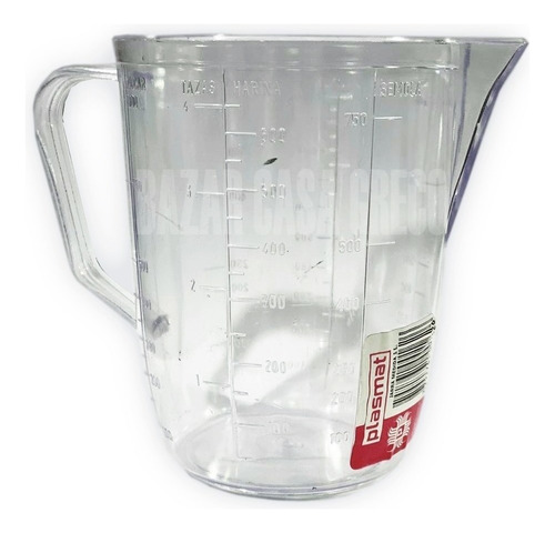 Vaso Medidor Acrilico Liquidos Arroz Azucar Jarra Medidora