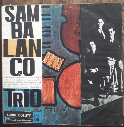 Lp Vinil (vg) Sambalanço Trio 1a Ed Br Mono 1964 Aflp-2010