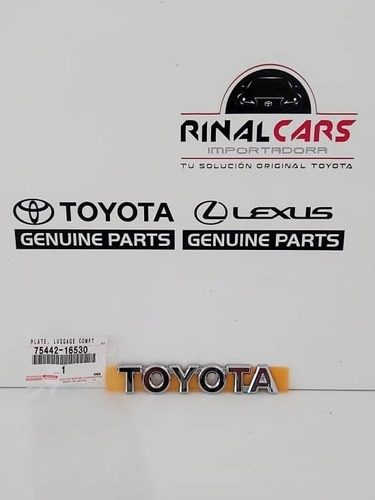 Emblema Toyota Compuerta 4runner 2007 2008 2009