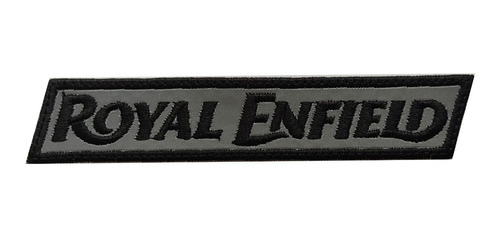 Parche Bordado Royal Enfield Reflectivo Texto Marca De Moto 