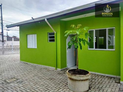 Casa Com 2 Dormitórios À Venda Por R$ 180.000 - Estância Balneária De Itanhaém - Itanhaém/sp - Ca1183