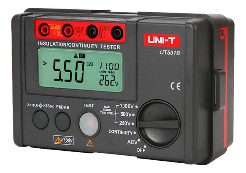 Megómetro Digital Uni-t Ut-501b 1000v