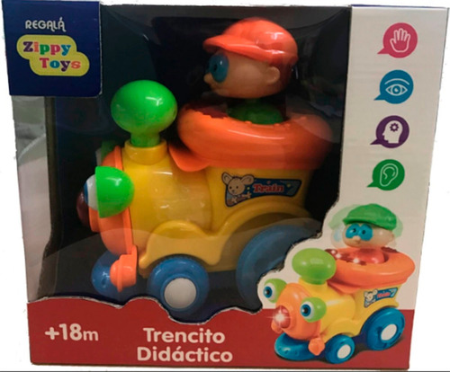 Juguete Bebe Trencito Didactico Zippy Luces Y Sonidos Tb1711