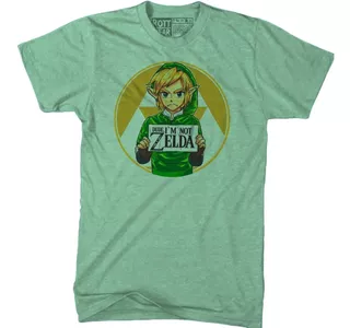 Dude I'm Not Zelda Playera Hombre V Rott Wear Envío Gratis