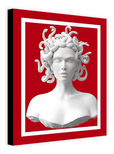 Cuadro Decorativo Medusa Figura Por Inteligencia Artificial