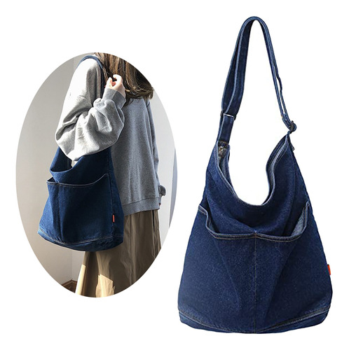 Bolso Bandolera De Hombro Con Jeans De Mezclilla