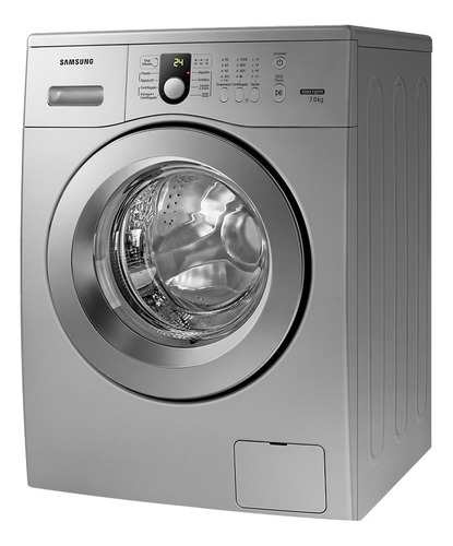 Imagen 4 de 7 de Lavarropas automático Samsung WW70M0NH plateado 7kg 220 V