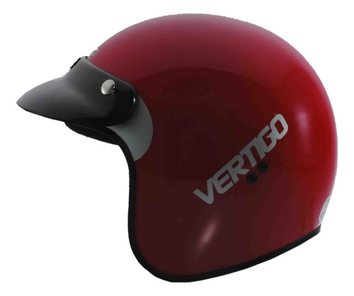 Casco para moto abierto Vertigo Basic 2014  rojo talle M 