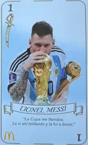 Comprar Messi Ancho De Espada - Campeones Mundo Panini Mcdonald