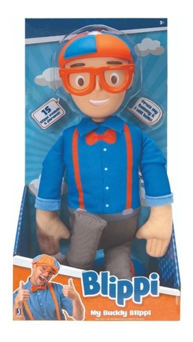 Blippi Peluche Con Sonido Y Frases 45cm Original 86106