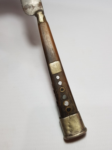 Imagen 4 de 10 de Antiguo Cuchillo Y Hachuela Raro Acero Carbono X 2 Mag 56361